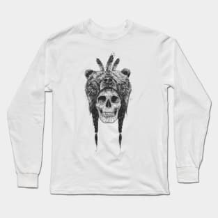 Dead shaman (b&w) Long Sleeve T-Shirt